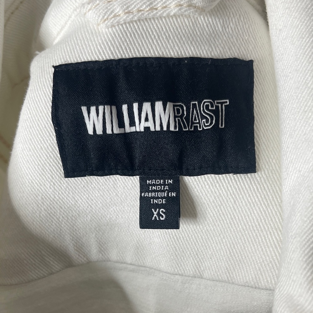 William Rast White Jean Jacket - Picture 7 of 8